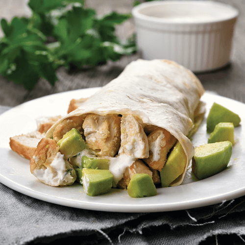 Baja Chicken Avocado Wrap