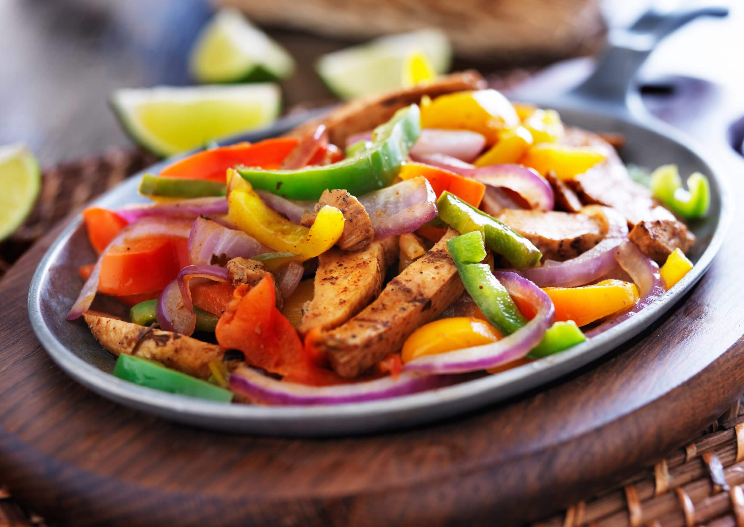 20 Minute Skillet Chicken Fajitas