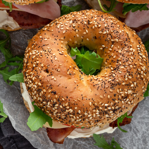 Feature image bacon chicken bagel sandwich